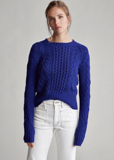 Suéter Polo Ralph Lauren Cable-Knit Algodão Mulher 25431-VMUO